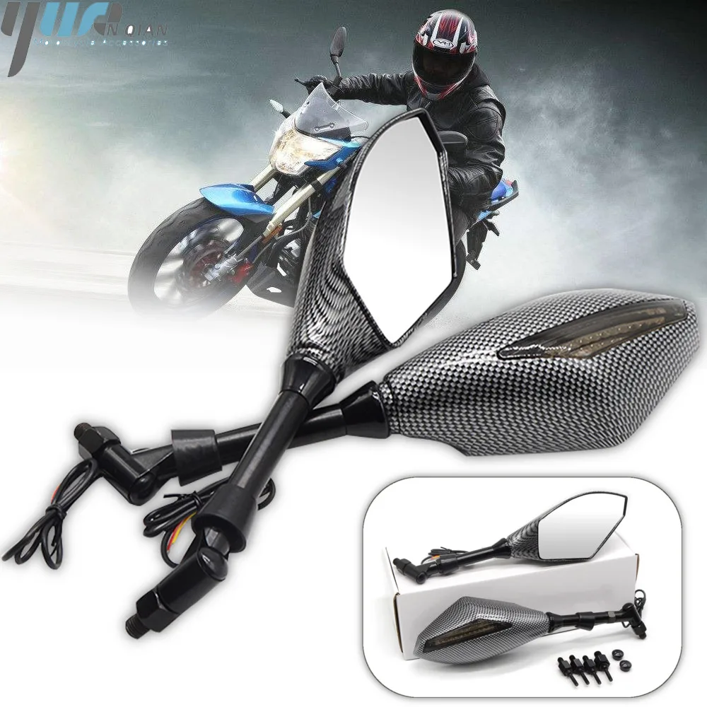 Для мотоциклов Cruiser Street Bikes для YAMAHA XJR400 XJR1200 1300 индикатор боковые зеркала заднего