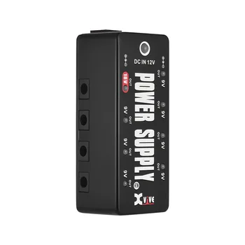

Xvive V19 Compact Size Power Supply Station 8 Isolated DC Outputs for 9V 18V Guitar Effects with Power Cables Power Adapter