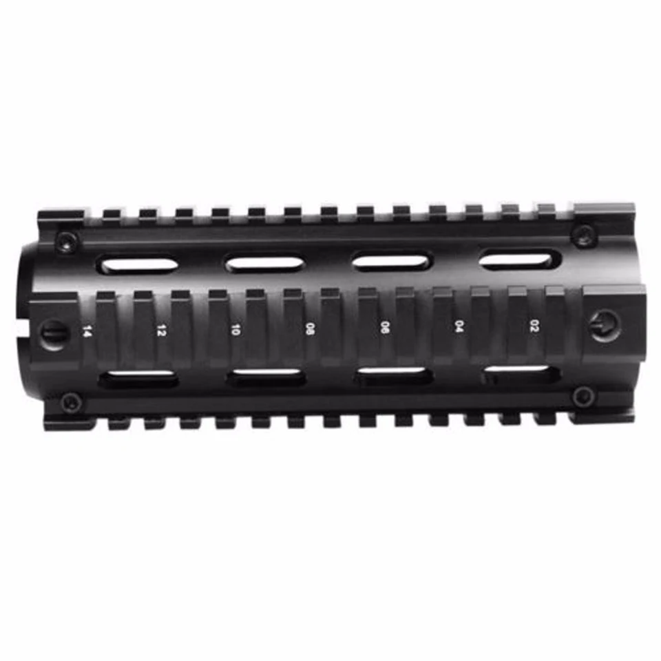 لنا نوع جديد 6.7 بوصة Handguard Picatinny 20 مللي متر السكك الحديدية جبل مع 4 السكك الحديدية صالح Picatinny ويفر ل AR15 M16 بندقية الصيد