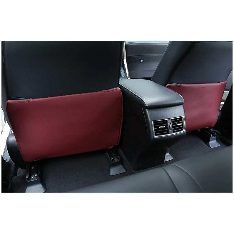 

lsrtw2017 fiber leather car seat anti-kick mat for lexus nx200 nx200t nx300h f sport 2015 2016 2017 2018 2019