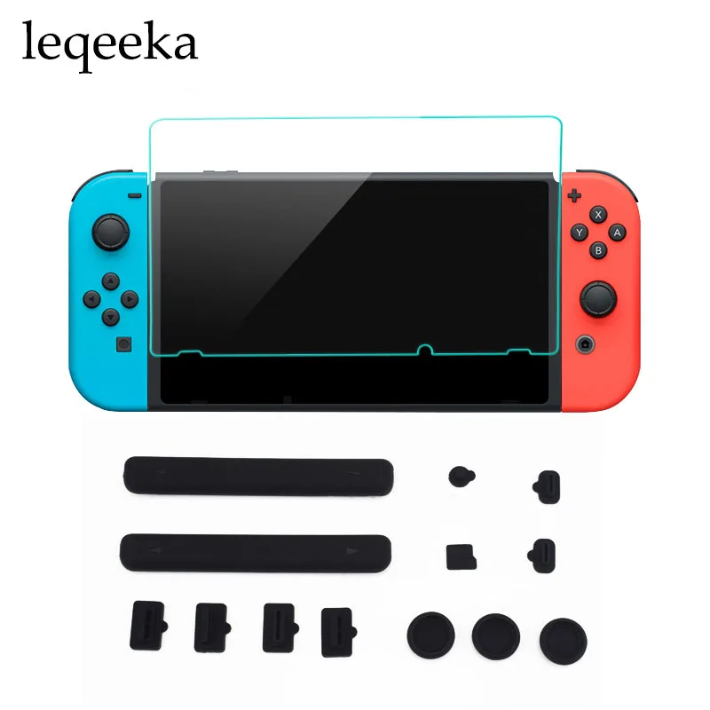 Защитный Пылезащитный комплект для Nintendo Switch Console + HD защита экрана из закаленного