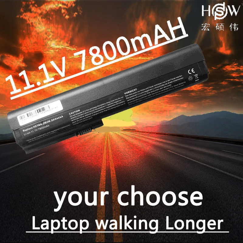 HSW Аккумулятор для ноутбука HP SX06XL SX09 EliteBook 2560 p 2570 HSTNN UB2L батареи QK644AA|Аккумуляторы