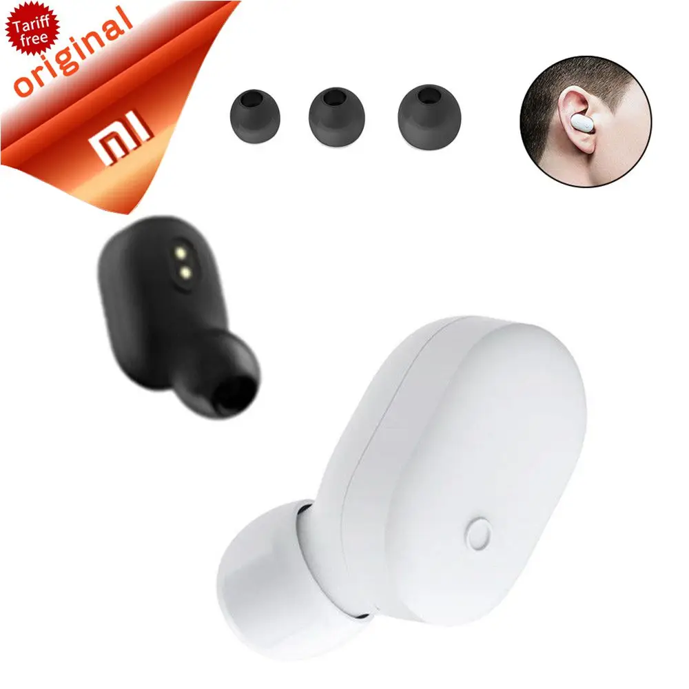 

Original Xiaomi Mi Bluetooth Headset Mini Wireless Earphone Headphones IPX4 Waterproof BT 4.1 MEMS Microphone Handsfree Earbuds