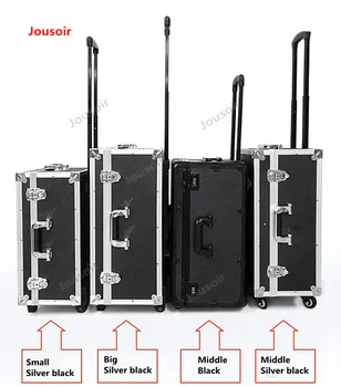 

Security shockproof camera pull rod box photographic equipment aluminium drag box luggage SLR camera equipment CD45 T03