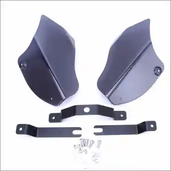 

Motorcycle Air Deflector for softail fatboy Reflective Saddle Shields Air Heat Deflector for Harley Softail 2000-2016 Black