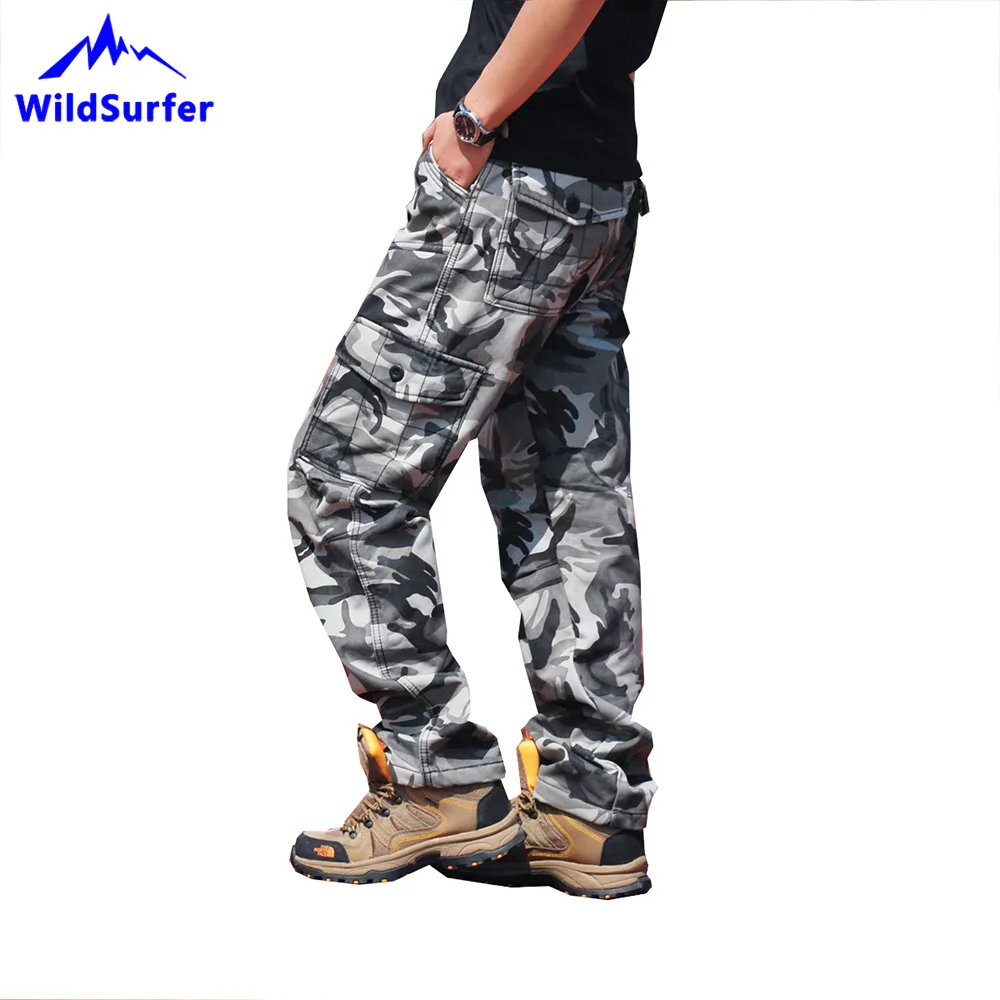Зимние мужские треккинговые брюки, флисовые походные брюки с несколькими карманами, мужские брюки Senderismo Pantalon Hombre WP112