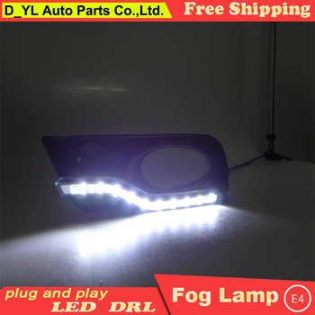 

Car Styling Daytime Running Lights for Honda Civic LED DRL 2011-2013 Civic LED Fog Light Front Lamp with white lights.