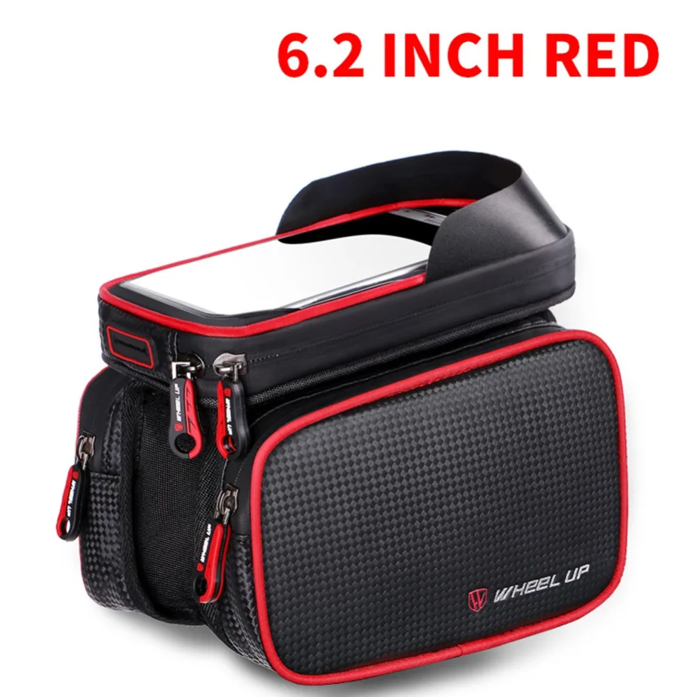 Sale New 6.2 Inch Waterproof TPU Touch Screen Bike Bags MTB Road Bicycle Front Frame Top Tube Bag Cell Phone Bicycle Cycling Bag 0