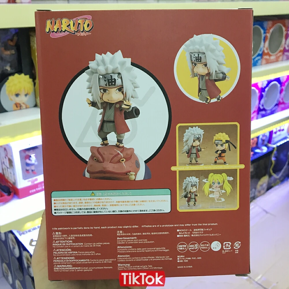 Nendoroid Naruto Shippuden Jiraiya 886 Gama Sennin Ero Sennin мультяшная игрушка фигурка Модель Кукла подарок