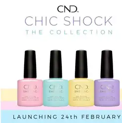 CND Shellac ногтей Гель-лак для ногтей Long-lasting выдерживает-гель для ногтей Светодиодный УФ 7,3 мл горячей ногтей гель