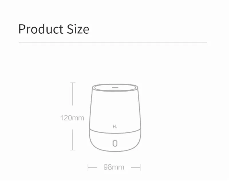 YOUPIN HL Happy Life ароматерапия машина 120л ночной Светильник увлажнитель воздуха диффузор эфирное масло ароматерапия машина тумана