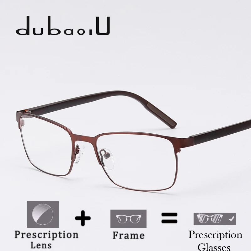 

Alloy Prescription Eyeglasses Men Optical Photochromic Progressive Multifocal Anti Blue Clear Prescription Spectacles #HQ06-26
