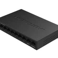 Лучше всего подходит для NVR, металл, коммутатора Ethernet WiFi модуль, мини неон, 10 Порты настольный коммутатор для интернет-сети, 10/100 Мбит сетевой концентратор, 2 канала Порты(S110D