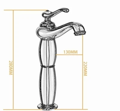 2018 الجملة الملكي الذهبي سفينة صنبور الحصري كونترتوب الحمام الغرور طويل القامة حوض صنبور مصرف