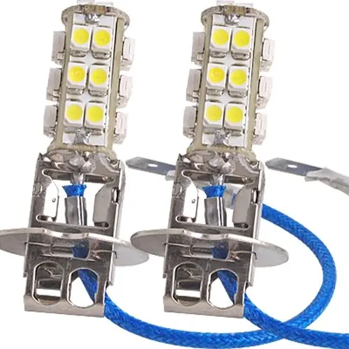 

2 pcs H3 26 SMD LED Car Fog DRL Lamp Bulb White