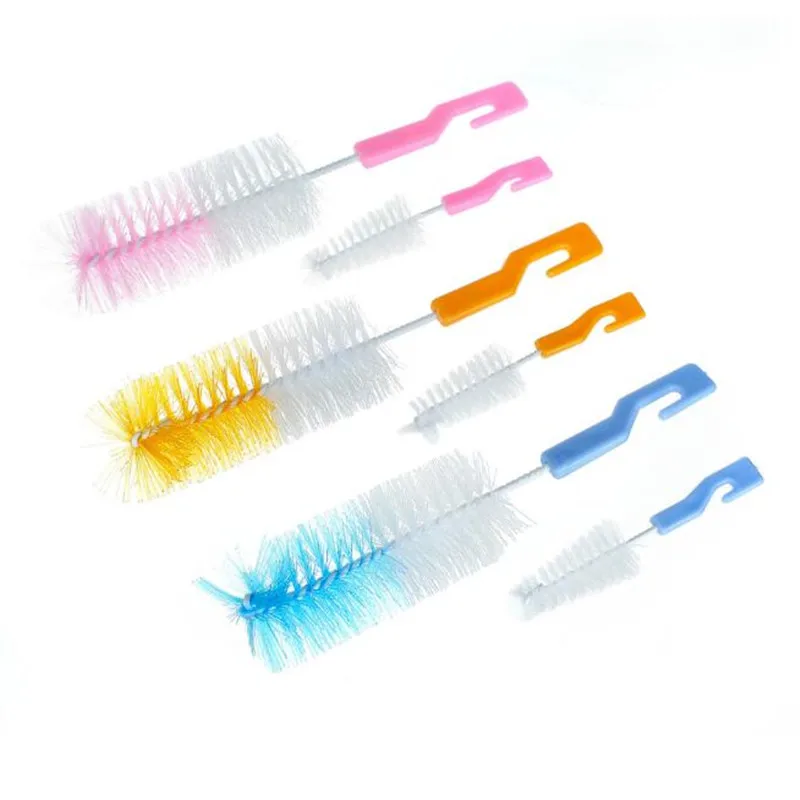 Buy 2 pcs Long baby cup straw bottle brush with