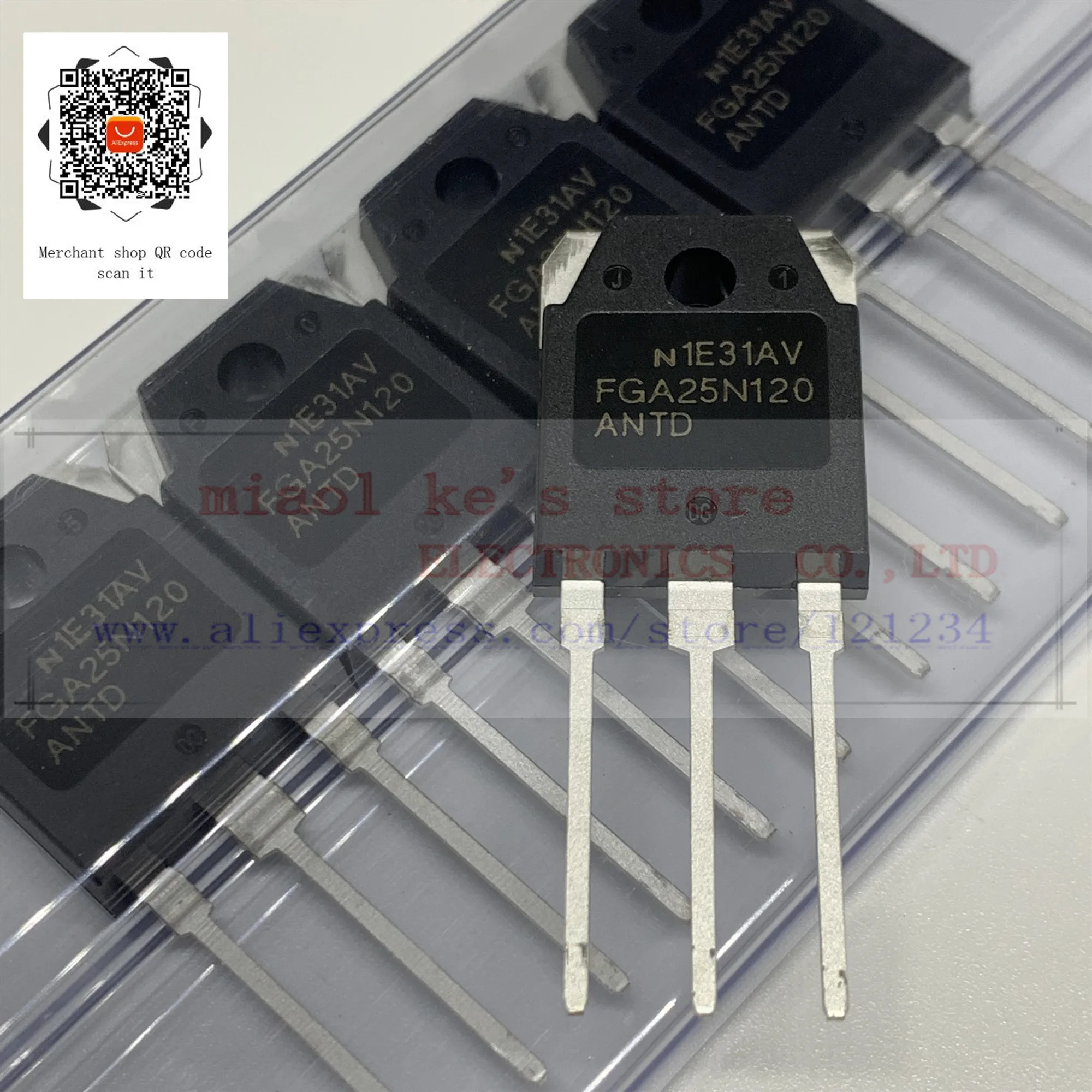[5 шт.] 100% новинка оригинал: FGA25N120ANTDTU F109 FGA25N120ANTD FGA25N120 FGA25N120AN 25N120 IGBT 1200 В 50 А 312