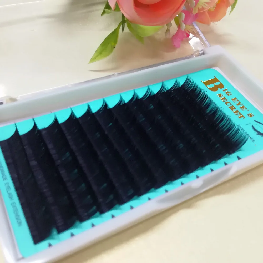 One tray 12 lines Premium наращивание шелковых ресниц индивидуальные накладные норковые