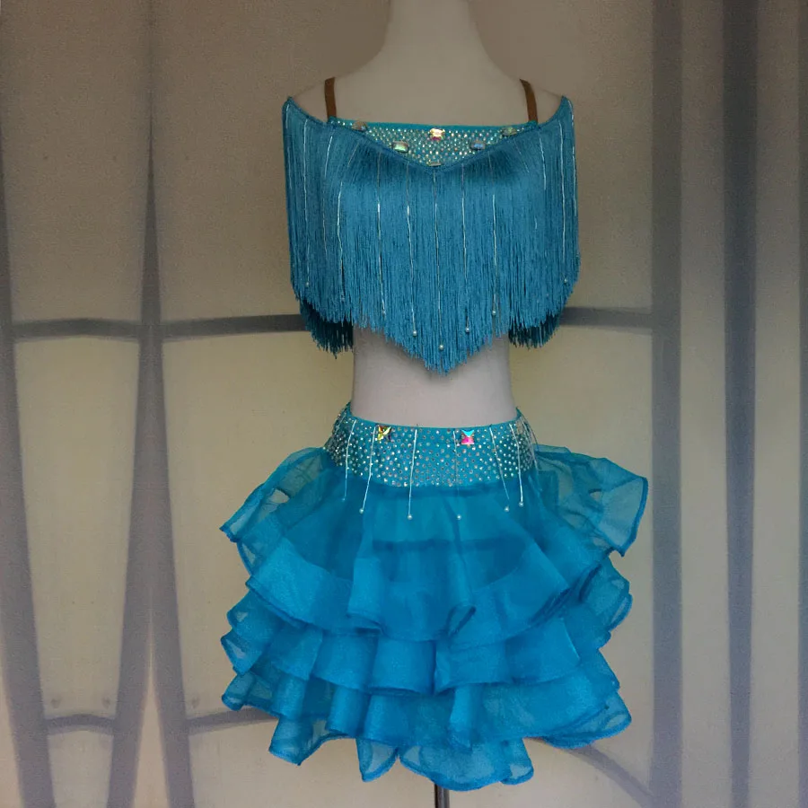 Customized Latin Dance Costume Latin Dance Competition Costume Latin
