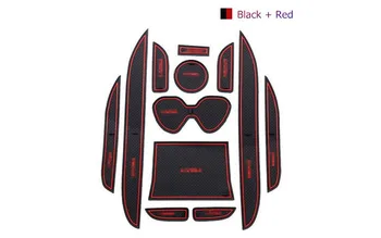 

For Nissan Livina 2007-2013 Gate Slot Rubber Car Mat/Pad Non-Slip Car Accessories LHD DM-161 Free Shipping 3Colors 12PCS