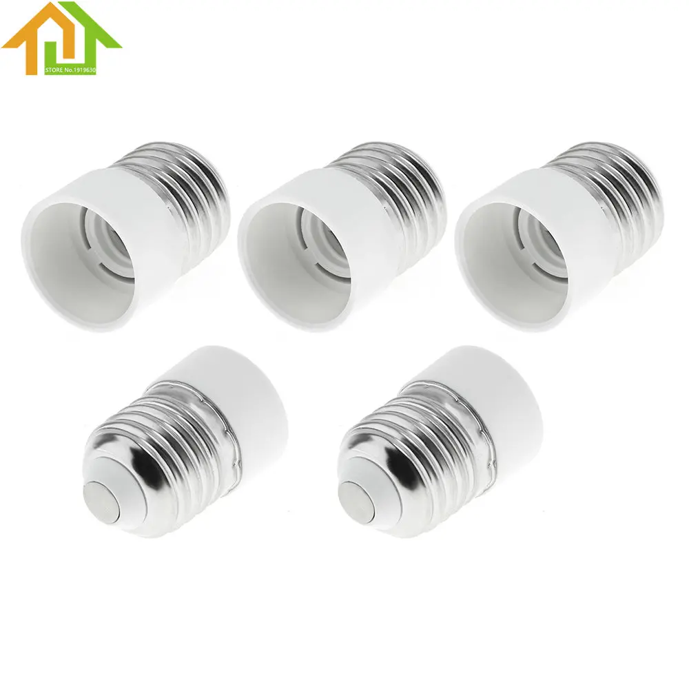 

5pcs E27 to E14 LED Universal Bulb Base Adapter Light Converter Lamp Socket Holder