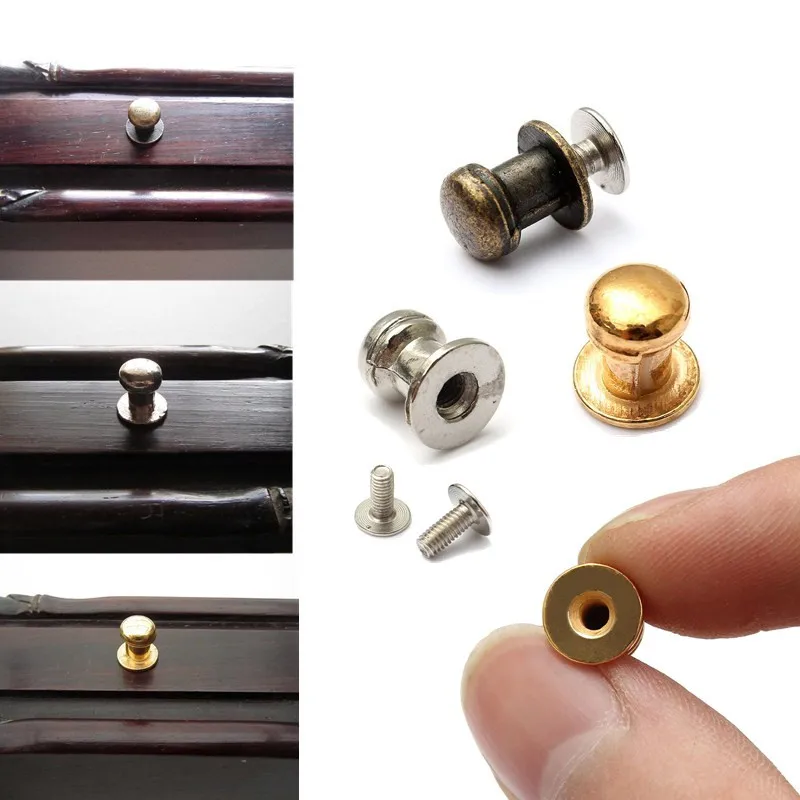 OHTOP Iron Drawer Handles 10Pcs Vintage Cupboard Dool Handles Cabinet Knobs Pullers Retro Hardware Accessories