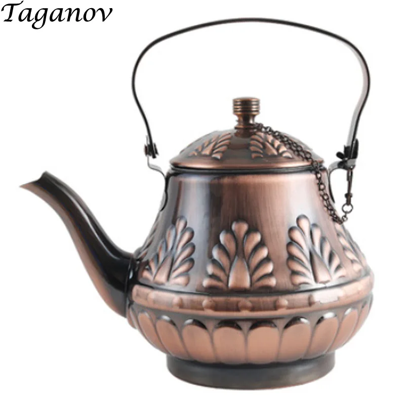 

Teaware Teapots 1.8L stainless steel strainer filter Cooking Hot pot Restaurant restaurant Induction cooker tea set antique gift