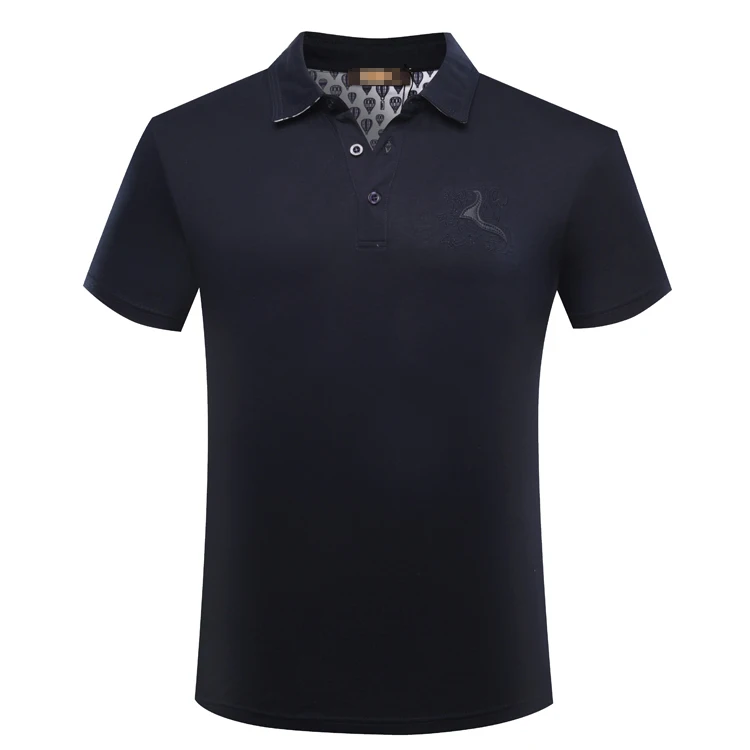 

BILLIONAIRE TACE&SHARK T shirt men 2018 launching turn down collar commerce comfort geometry gentleman M-3XL free shipping