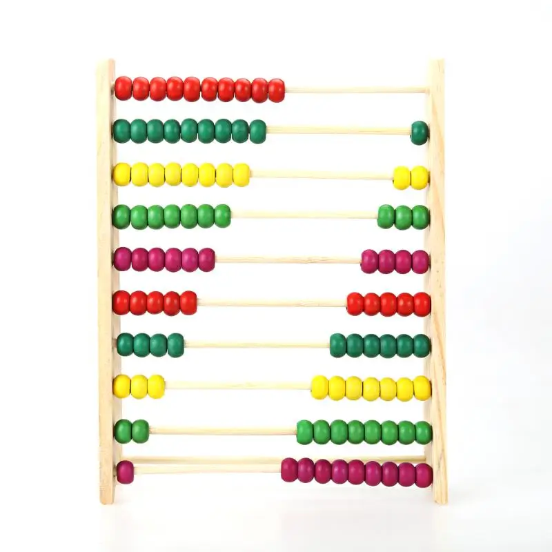 Деревянный блок Abacus для развития детей, счетный номер, математика, обучающая игрушка для малышей, обучающая математическая игрушка, расчетные бусины