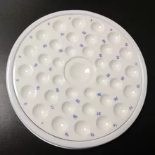 Высокое качество Стоматологическая лаборатория фарфор смешивания полива пластины мокрый лоток 36 Слот керамика палитра