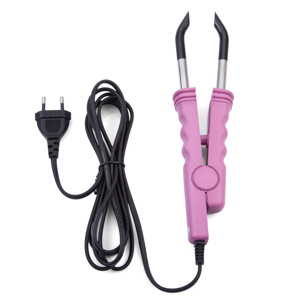 Pro Hair Extension Iron Keratin Bonding Tools Fusion Heat Connector Machine Temperature Fusion Heat Connector EU Plug