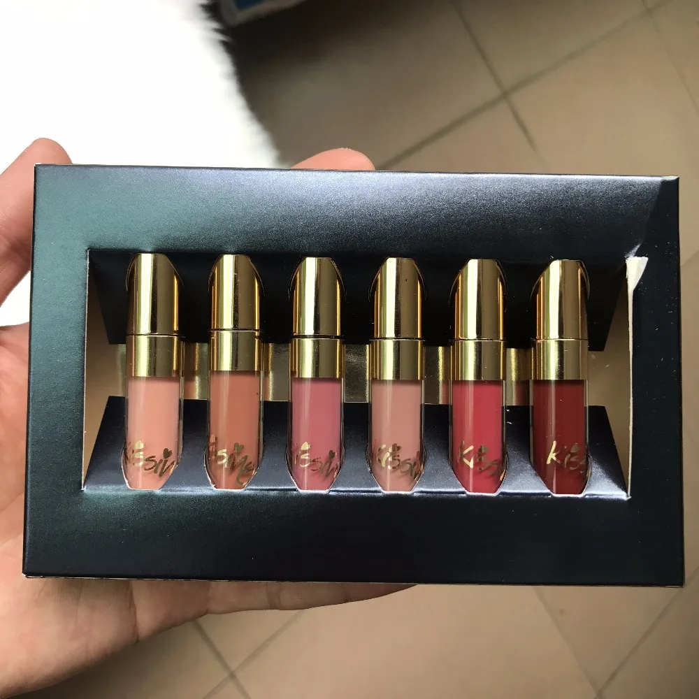 Beauty Glazed 6mini Matte Liquid Lipgloss Women Rouge A ...