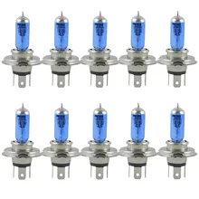 10X H4 100 Вт ксеноновые лампы 12 V 4300 k 100 W/90 W ксеноновые автомобильные фары лампы 9003 H4 галогенная лампа