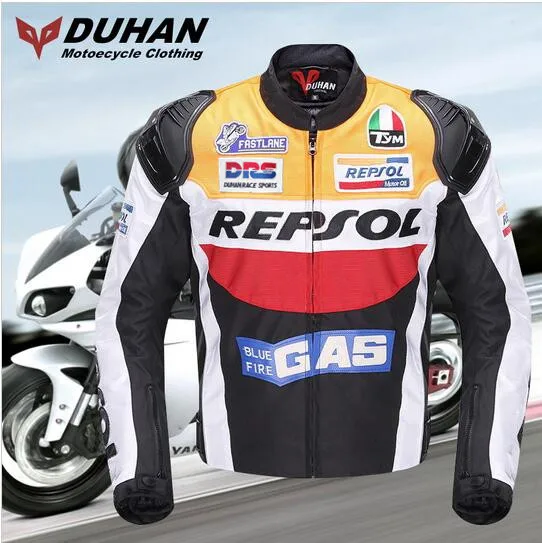 

Men's Four Seasons DUHAN Motocross Motorcycle Jacket Aluminium Alloy Locomotive Knight Removable Warm Lining Racing Clothing