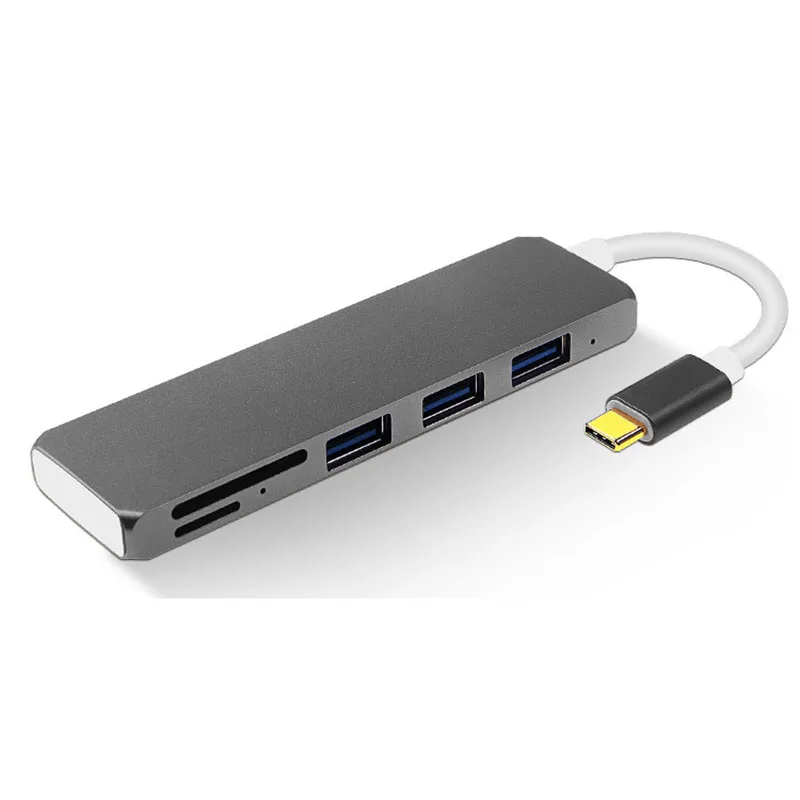 USB C док-станция для ноутбука USB 3,0 HDMI PD TF/SD/USB Hub Fealushon для Macbook Pro hp DELL поверхности lenovo samsung для док-станции