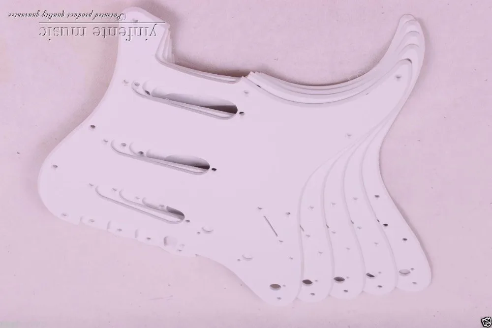 

Новая белая электрогитара Pickguard flame SSS S trat, запчасти для гитары #1826