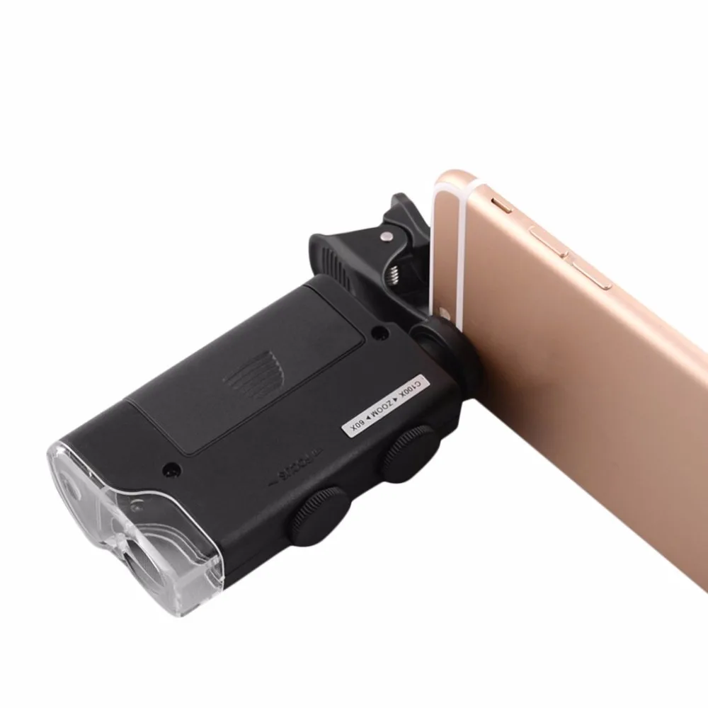 Professional Zoom 60X To 100X Mobile Phone Microscope Magnifier Optical