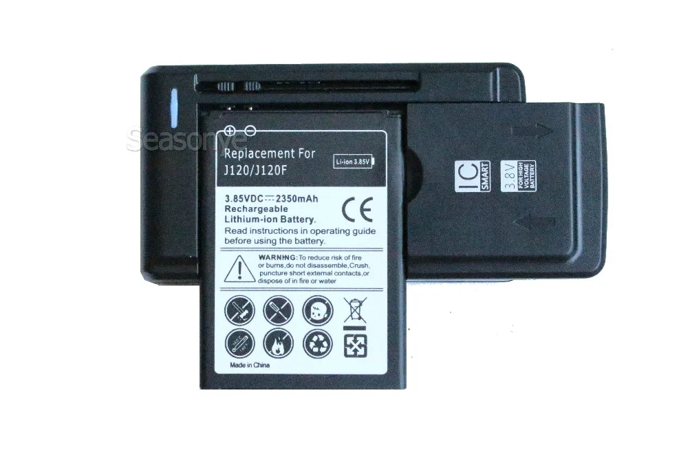 Seasonye 2350mAh EB-BJ120CBE EB-BJ120BBE сменный аккумулятор + универсальное зарядное устройство