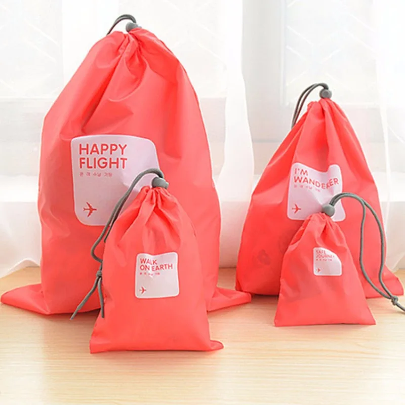 

Fashion Bundle Collection Bag Four Sets Clothes Shoes Small Objects Storage Package 5 Color Apply To Travel
