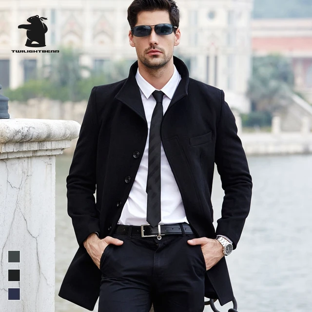 2017 Fashion Mens Pea Coat With Hood Double Ted Long Our Clic Plus Size Peacoat Is The Perfect Top Layer For Modern Polish All Winter Long