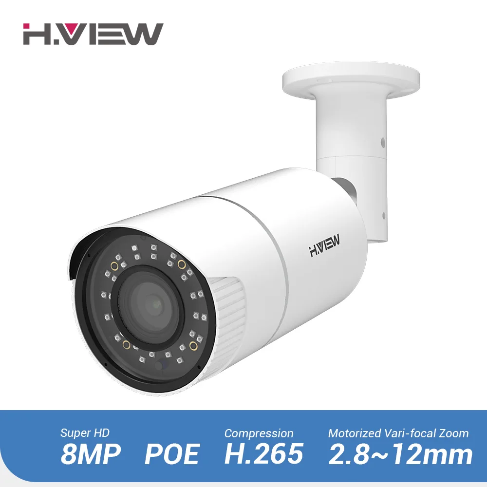 H. вид PoE IP Камера 8mp H.265 камера cctv с Интернетом IP Камера s из металла 4X Оптический зум автофокусом IP67 Onvif NAS IP Камера s