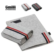 Модный войлочный защитный чехол для ноутбука для Macbook Mac Air Pro retina 11 13 1" ультрабук чехол для hp Dell чехол+ Small Power Pouch Drop shipping/ Wholesale