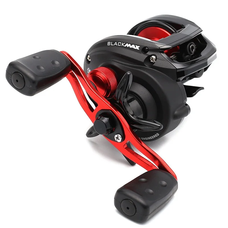 Hot Sale Winter Fishing Reel Abu Garcia Baitcasting Black Water Drop Wheel Right Hand Trolling Reels 4+1BB 6.4:1 Hot Sale Winter Fishing Reel Abu Garcia Baitcasting Black Water Drop Wheel Right Hand Trolling Reels 4+1BB 6.4:1