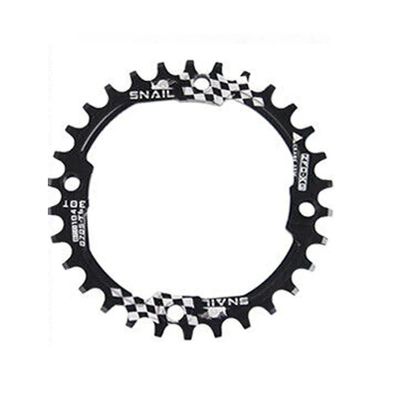 Black-30T-round JIANKUN IXF MTB шатун 104BCD цепь Горного Велосипеда Цепь для дорожного велосипеда кольцо цикл 170 мм кривошипный набор винт Нижний Кронштейн BB - Цвет: Black-30T-round