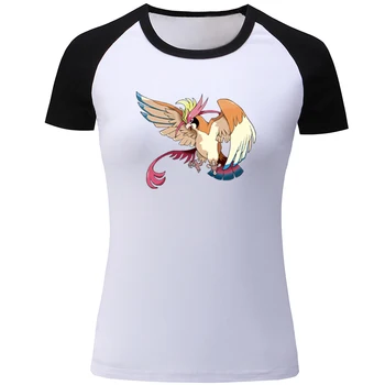 

Pokemon Pidgeot Pidgey Venomoth Design Womens Ladies Printing Graphic Tee Short Sleeve Cotton