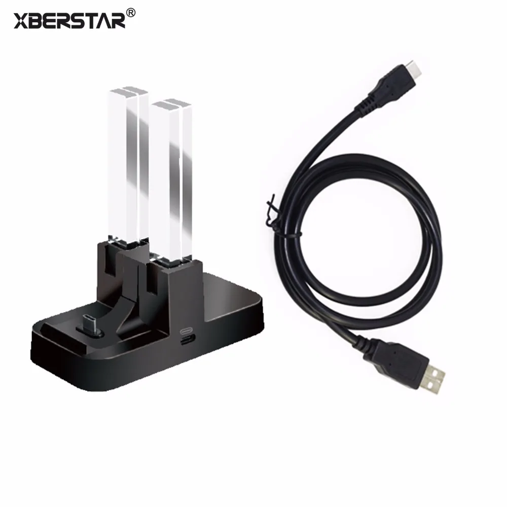 

XBERSTAR Charger Charging Dock Station For Nintendo Switch NS NX Cradle Stand For Nintendo Switch Joy-Con&Pro Console Controller
