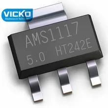 [YK] Европейская Стандартная доставка Φ AMS1117 5 0 V 1A SOT 223 новый
