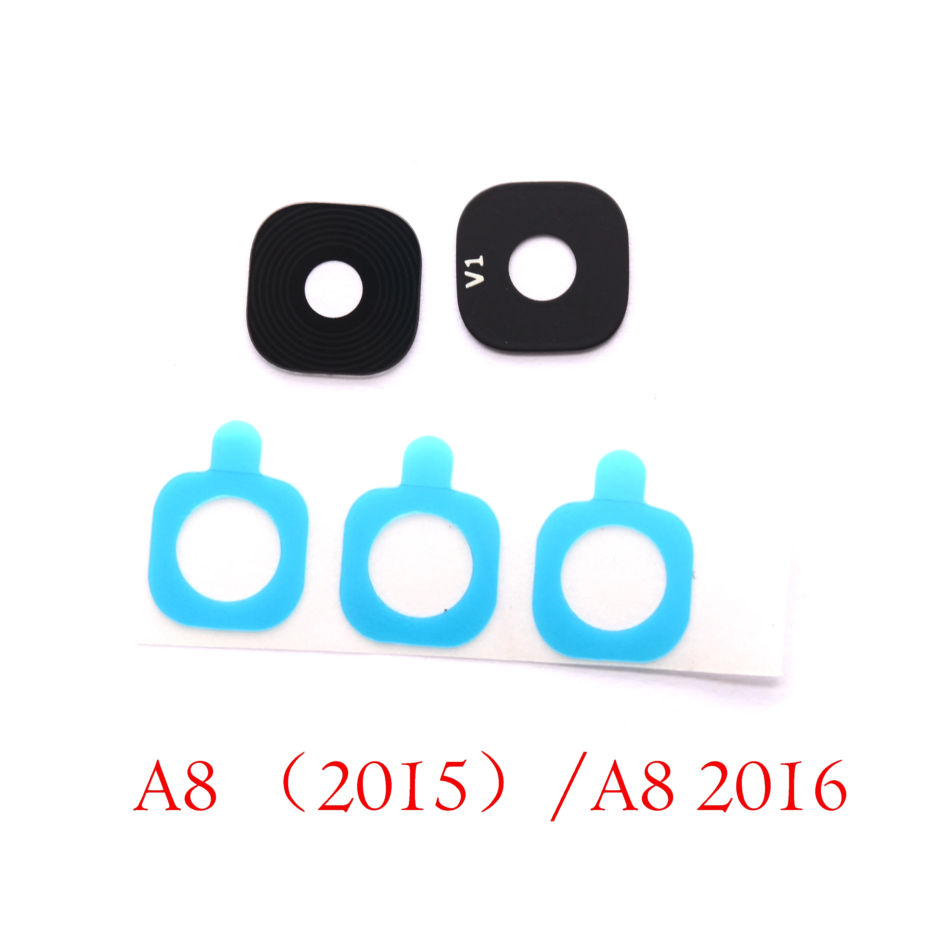 

10pcs Back Rear Camera Glass Lens Cover Ring with Sticker for Galaxy for Galaxy A8 2015 2016 A8000 A8100 A800 a810