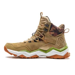 Women's Waterproof Lightweight Hiking Boots - Antislip Outdoor Trekking Shoes - 38 (Light khaki)