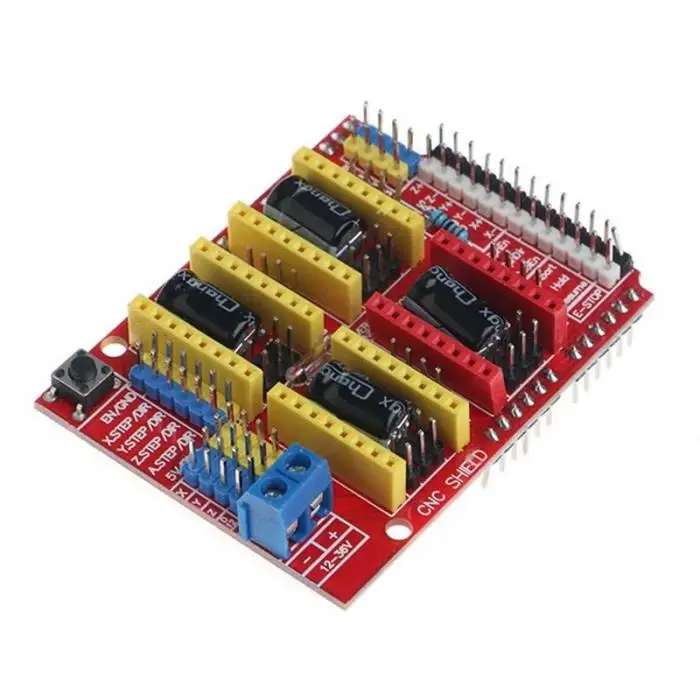 CNC щит V3 гравировальный станок/3d принтер/+ 4 шт. A4988 Драйвер Плата расширения для Arduino наборы инструментов